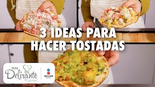 3 ideas para hacer tostadas  Cocina Delirante [upl. by Annoyi189]