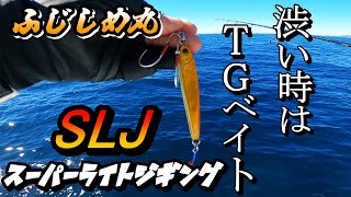 【スーパーライトジギング】SLJで超楽しい釣り。TGベイトを落とすと強烈な引きが．．！ふじしめ丸 [upl. by Buyer]