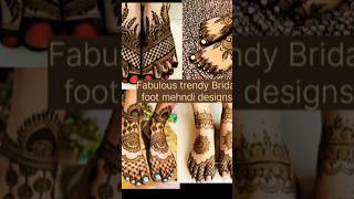 fabulous very beutiful Bridal foot mehndi designs [upl. by Dworman336]