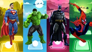 Telis Hop EDM amp Phonk Rush  Hulk vs Captain America vs SpiderMan vs Thanos vs Batman [upl. by Antons]