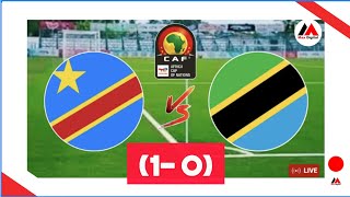 🔴LIVE FULL HIGHLIGHTS DR Congo 1  0 Tanzania  AFCON 2024 2025 DATE 10102024 [upl. by Wilber]