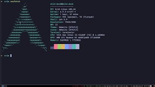 previewing my arch linux ricing to rookies [upl. by Dinsmore519]