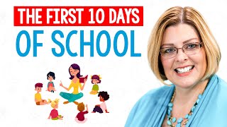 My First 10 Days of School Tips and Lesson Plans for Your Preschool Classroom   FREE Lesson Plan [upl. by Mikah]