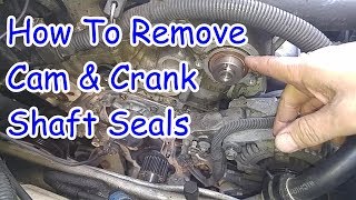 4 Ways To Remove Camshaft And Crankshaft Seals [upl. by Rednasyl]