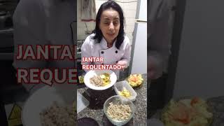 BOA NOITE MEU JANTAR ARROZ COM LENTILHA E OVOS COZIDO REQUENTADO NO YOUTUBE [upl. by Legna61]