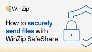 How to securely send files with WinZip SafeShare [upl. by Gombach548]