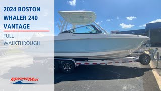 The Unsinkable 2024 Boston Whaler 240 Vantage  MarineMax Orlando [upl. by Haliehs]