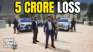 MICHEAL BIGGEST LOSS IN BUSINSESS  5 CRORE LOSS DUE TO FOG  GTA 5 PAKISTAN [upl. by Sharl]