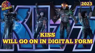 KISS 2023 Play Final Show Announce Return as Digital Avatars Gene Simmons Paul Stanley NYC ROCK [upl. by Badger]