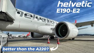 Helvetics FIRST Embraer E190E2  Trip Report ZRHBUD  Scenic Flight  Takeoff to Landing 4K [upl. by Nnylecoj947]