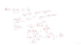 Module 3  Interpretation of Batch Reactor Data Part 7 [upl. by Jacinto]