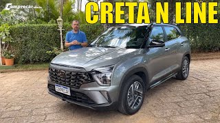 Hyundai Creta N Line  O mais completo com motor 10 turbo [upl. by Traci]