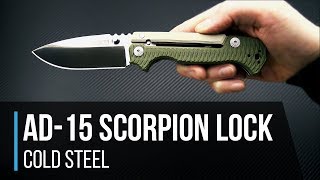 Cold Steel Demko AD15 Scorpion Lock Folder Overview [upl. by Rettke925]