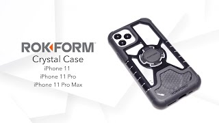 Rokform Crystal Case for iPhone 11 iPhone 11 Pro and iPhone 11 Pro Max [upl. by Deeas679]