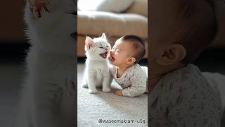 So cute Cat baby video  cat baby trending shortsfeed mewo shorts shortvideo [upl. by Stoffel]