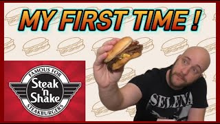 My First Ever STEAK N SHAKE Experience 🍔 REACTION amp REVIEW [upl. by Hehre]