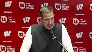 Luke Fickell PostGame Media Conference  Wisconsin Football vs Nebraska  Nov 23 2024 [upl. by Rellia]