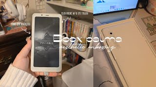 🤍✨️unboxing a phone sized ereader  boox palma review  an aesthetic unboxing [upl. by Eberhart429]