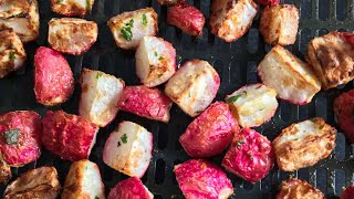 Air Fryer Radishes Recipe [upl. by Rolan863]