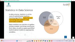 6  Statistics for Data Science part 1  Arabic [upl. by Priscilla]