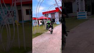 Ninja 300 wheelie shorts ridersumit bikestunt viral youtubeshorts ninja [upl. by Ayamat]