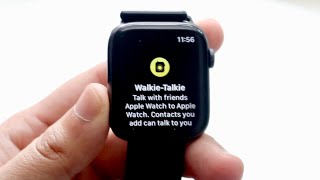 How To FIX Apple Watch Walkie Talkie Not Working [upl. by Sisely]