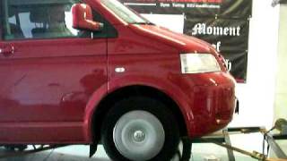 Volkswagen Multivan T5 4Motion 25 TDI chiptuning amp Dyno pull [upl. by Ashlen118]