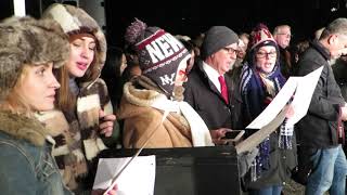 Caroling in Gramercy Park New York City  December 24 2018 7 Songs [upl. by Mercorr916]