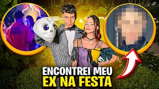 A MILLENA MAIA ENCONTROU O EX NA FESTA DE HALLOWEN ele surtou [upl. by Juana330]