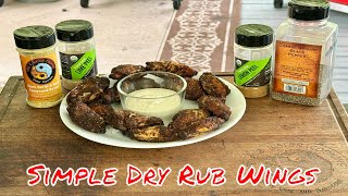 Easy and Delicious Crispy Dry Rub Chicken Wings [upl. by Iam]