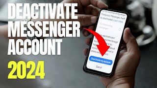 How to Deactivate Messenger  Deactivate Messenger Account [upl. by Aihsatsan]