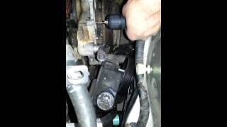 How to remove a broken bolt on the water pump [upl. by Lesna]