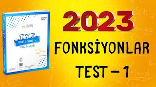 2023  345 TYT MATEMATİK SORU BANKASI ÇÖZÜMLERİ  FONKSİYONLAR TEST 1 [upl. by Sprage264]