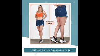 6893 100 Authentic Colombian Push Up Skort [upl. by Eaver452]