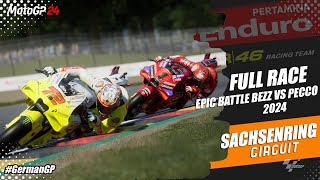 MotoGP™️24❗BEZZ KALAHKAN PECCO DI SACHSENRING😱❓ RACE GERMAN 2024🏁GermanGP REPLAY TV [upl. by Eralcyram658]