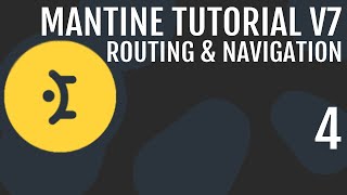 Mantine UI V7 Course 4  Routing and Navigation Using React Router [upl. by Yasdnyl]