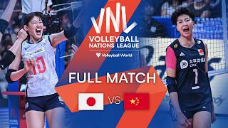 🇯🇵 JPN vs 🇨🇳 CHN  Full Match  VNL 2022 [upl. by Mcgraw]