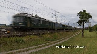 Triebwagen BDe 44 2 und RBe 44 1405 bei Hendschiken [upl. by Bette-Ann739]