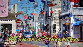 48 hours in Provincetown MA a whirlwind tour [upl. by Eillak442]