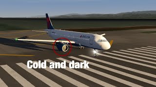 Aerofly fs 2019  Start up and shut down of an airbus a320 [upl. by Elvie]