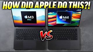 M3 Pro vs M4 Pro MacBook Pro  HOLY SMOKES APPLE 🤯 [upl. by Esinaj48]