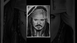 Captain jack sparrowshorts viral art drawing love piratesofthecaribbean [upl. by Ledarf710]