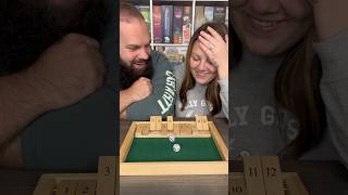 SO CLOSE Come Play Shut The Box With Us boardgames couple fun [upl. by Ragg569]