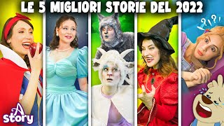 LE 5 MIGLIORI STORIE DEL 2022  Storie per Bambini Italiano  A Story Italian [upl. by Ellehcear]