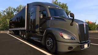 Kenworth T680  ATS  From Coalville Utah to Salem Oregon  Steering Wheel Gameplay [upl. by Htims]