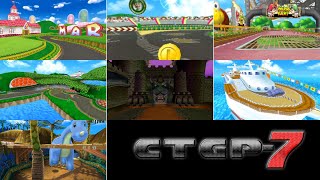 Mario Kart 7 CTGP7 15  All 7 Mario Kart Double Dash Courses [upl. by Normi]