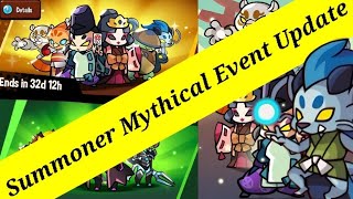 New Summoners Mythicals Monthly Event Update and News  Summoners Greed [upl. by Yssej]