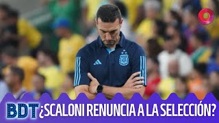 Otro golpe para la Argentina Lionel Scaloni puso en duda su continuidad en la Selección  Bendita [upl. by Bakeman]