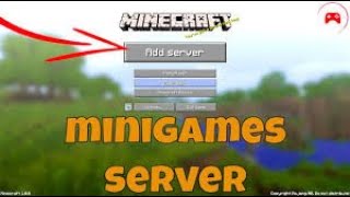 MCPE 01510 working minigames server [upl. by Wildermuth360]