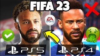 FIFA 23  Next Gen vs Old Gen Vergleich 😳  PS4 vs PS5  Xbox One vs Xbox Series XS  Fifa 23 News [upl. by Aerbua]